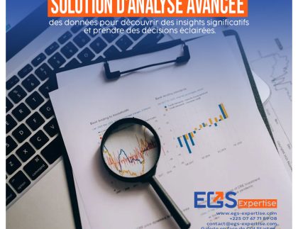 Solution d'analyse avancée des données pour découvrir des insights significatifs